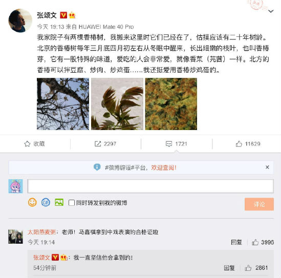 张颂文回复马嘉祺粉丝 称坚信他会拿到中戏合格证