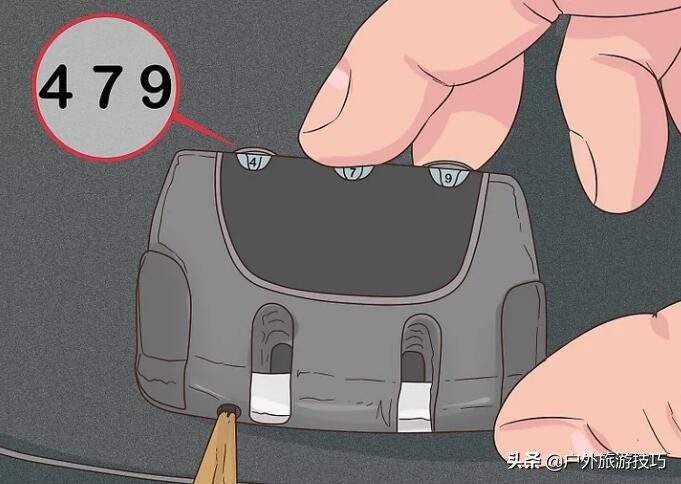 旅行技能：如何如何重置行李箱密码