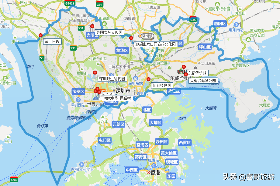 深圳有哪些好玩的地方景点（深圳十大免费景点推荐）