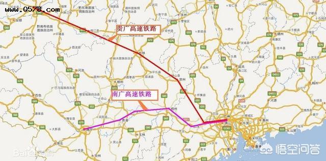 广东到广西柳州方向的高铁，为何要绕道湖南？