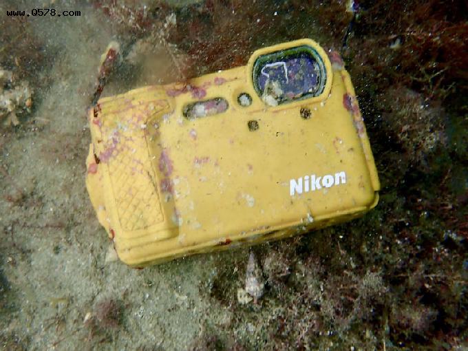 沉入海中368天 尼康W300相机奇迹存活
