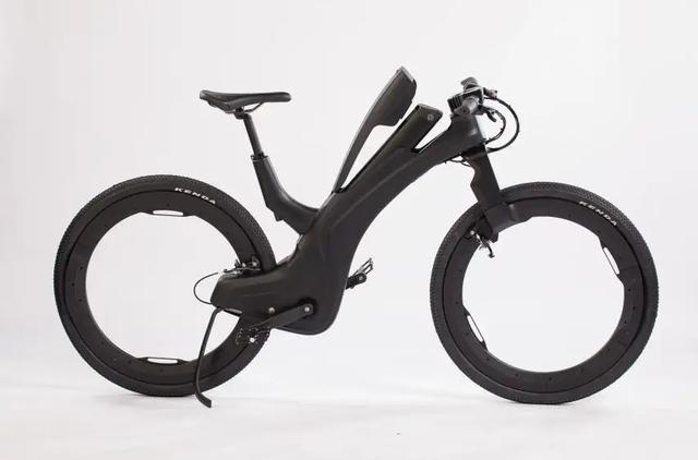 无轮子自行车 不可思议的无轮毂电动车，空心车轮怎么骑？不愧是自行车界特斯拉