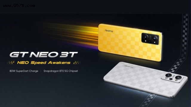realme GT Neo 3T 已正式在海外发布！起售价约3125元