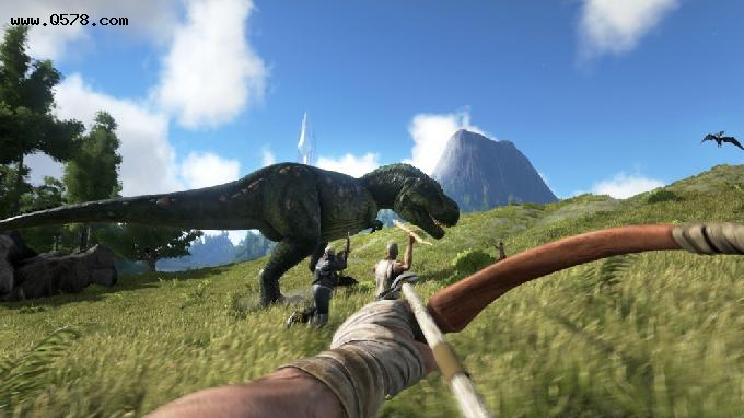 Steam十大好玩游戏，《方舟生存进化》小恐龙也有挑战BOSS的潜力