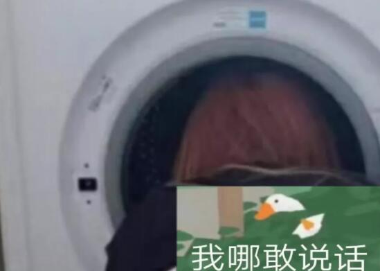 林清平钻洗衣机事件全过程原版图片视频