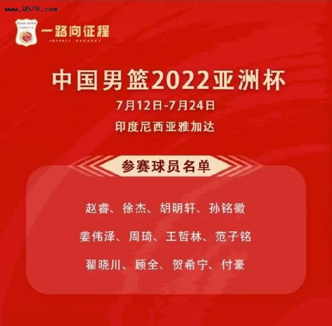 中国男篮亚洲杯12人名单公布，对男篮亚洲杯战绩我们应该淡定