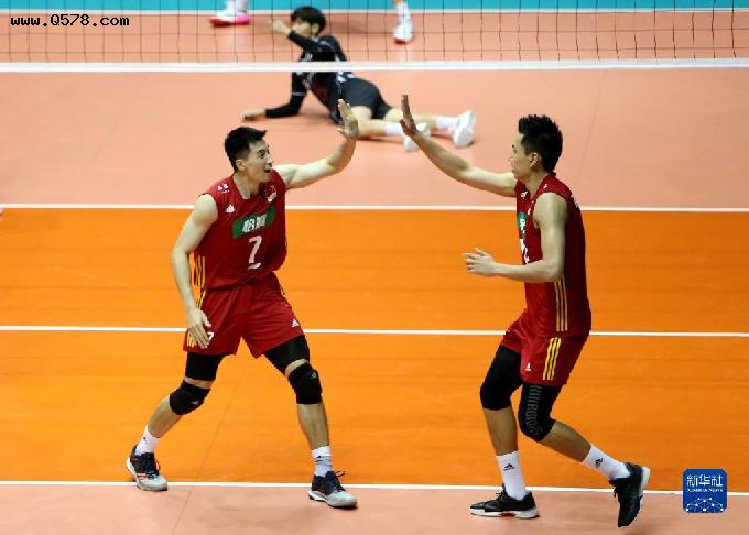 排球-男排亚洲杯：中国队晋级决赛