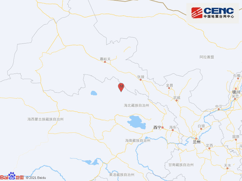 2022年青海地震最新消息今天：8月15日祁连发生4.7级地震