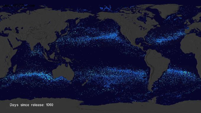 科学家们正在使用卫星追踪漂洋过海的垃圾河流