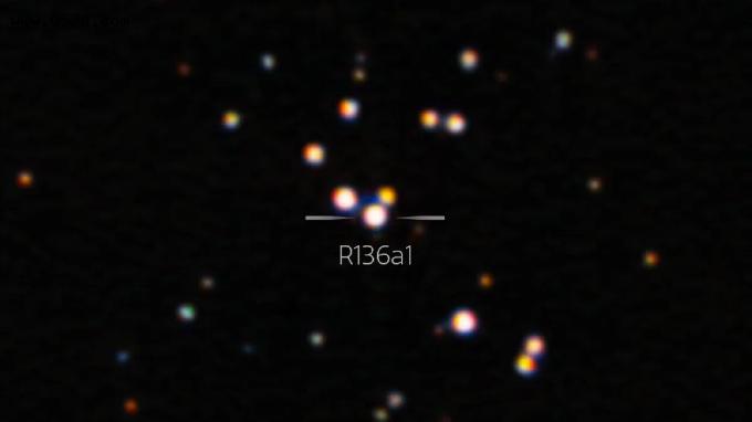 科学家捕获宇宙已知最大规模恒星的最清晰图像
