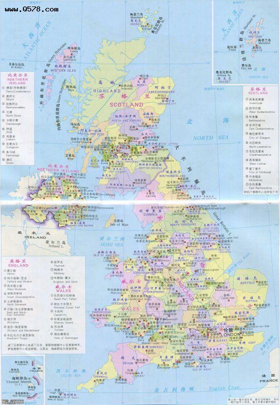 世界旅游地图揽胜—欧洲英国威尔士圭内斯