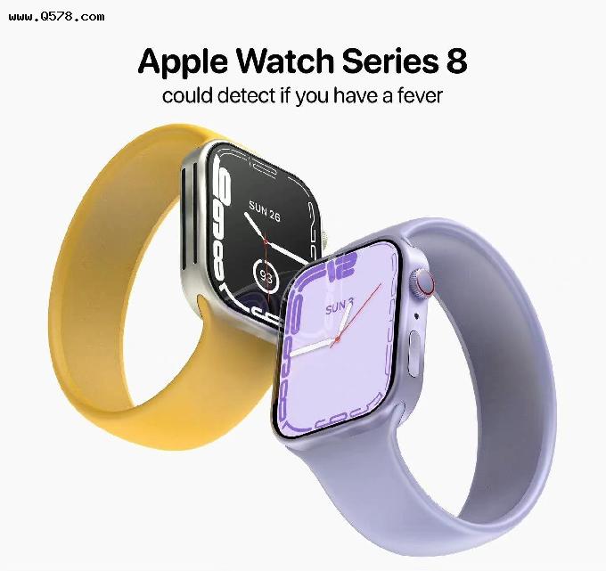 Apple Watch Series 8曝光：直面屏+体温监测，或2999起售