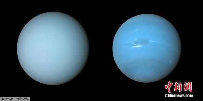 天王星和海王星影像公布