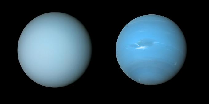 为什么天王星和海王星是不同深浅蓝色
