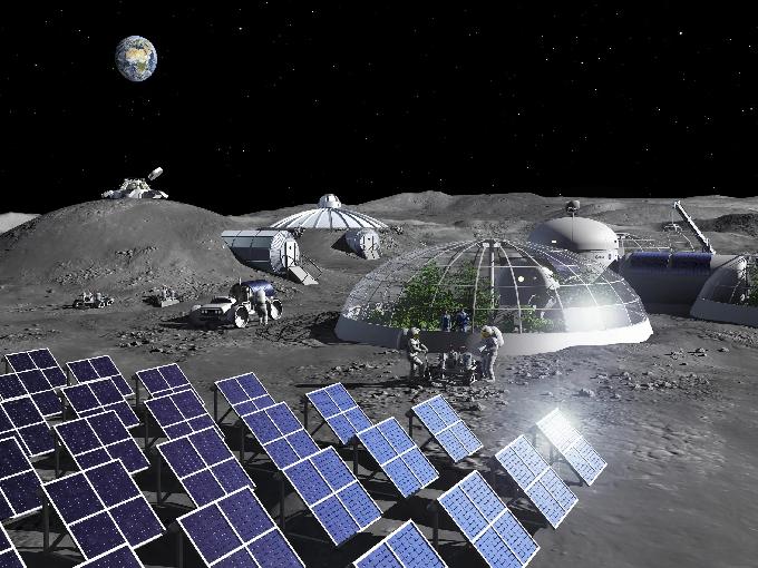登陆月球：工程师们研究的太阳能电网，以便宇航员持续工作