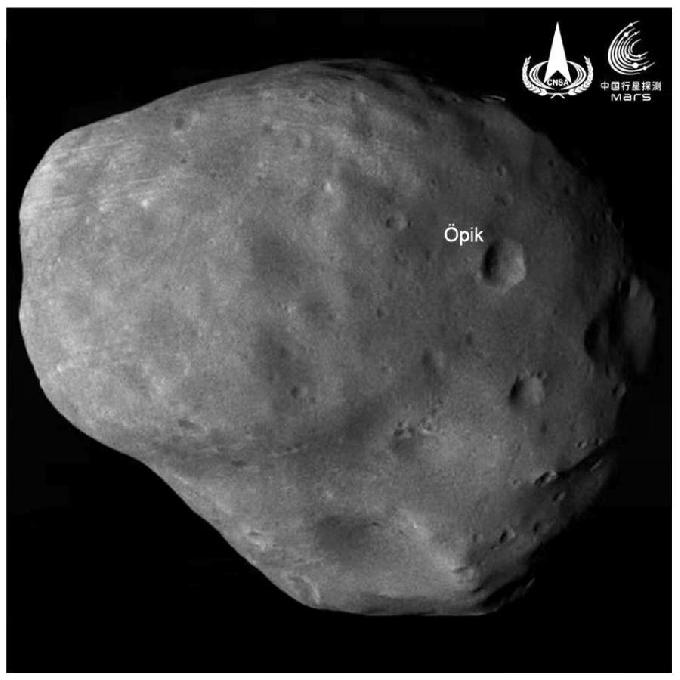 天问成功获取中国首幅“火卫一”图像 揭秘来自火星的“土豆”拍摄细节