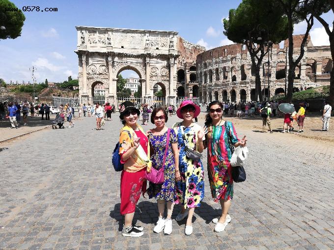 有一种旅游，叫我们不老 四姐妹西欧行第三天游览意大利首都罗马