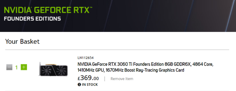 RTX 3060 Ti GDDR6X公版显卡曝光 价格约2900元