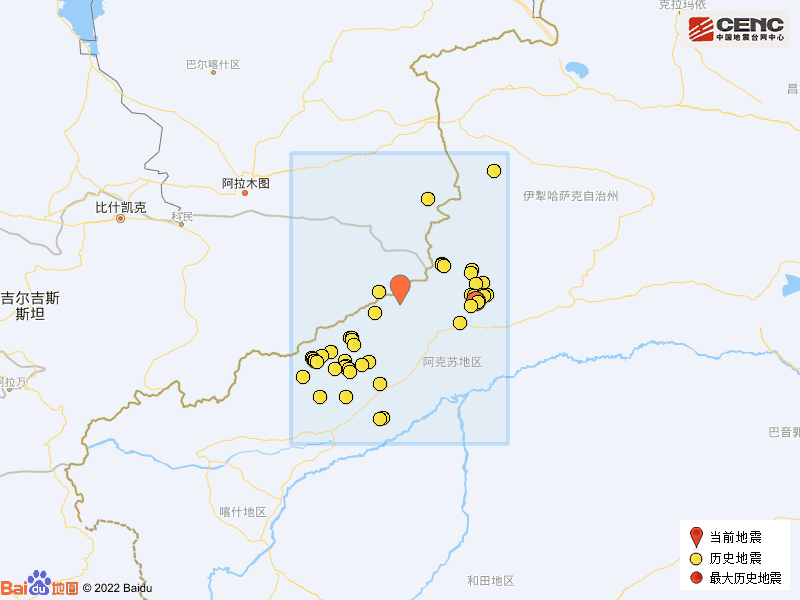 10月28日阿克苏地区温宿县发生3.0级地震