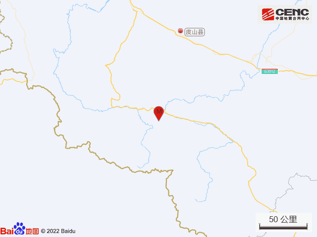 11月22日和田地区皮山县发生4.2级地震